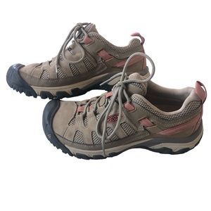 Keen Women Targhee II low Hiking Boots US 8.5 Tan Lace-Up Shoes Water repellent
